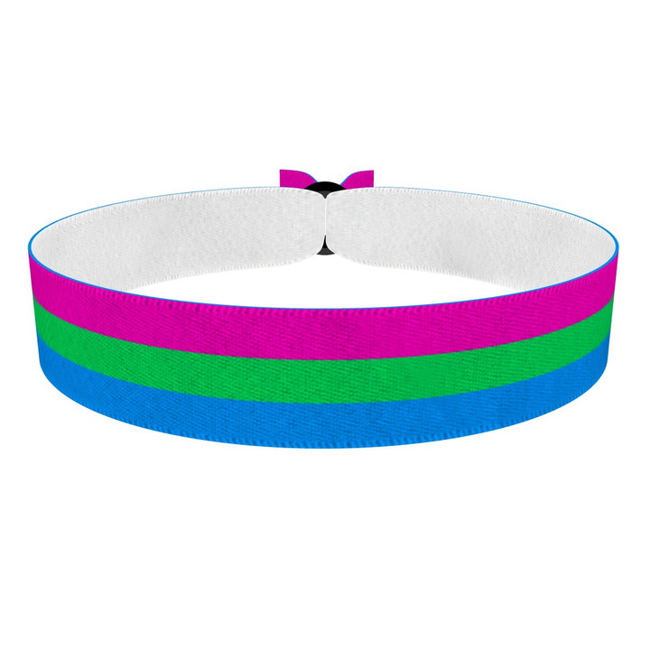 Zum Produkt Polysexual - Flagge Stoffarmband