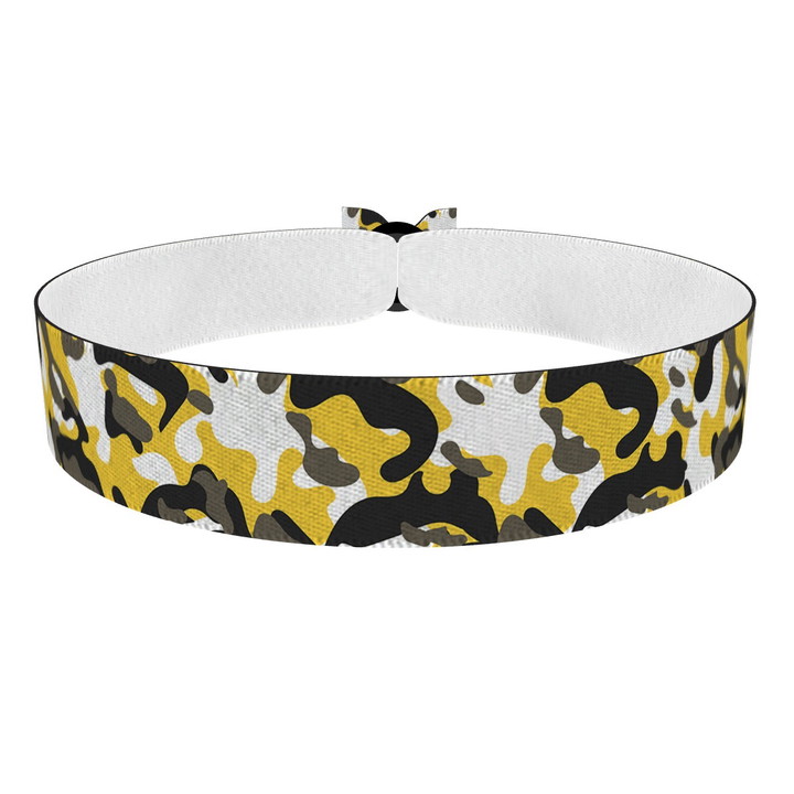 Zum Produkt Camouflage gelb Stoffarmband