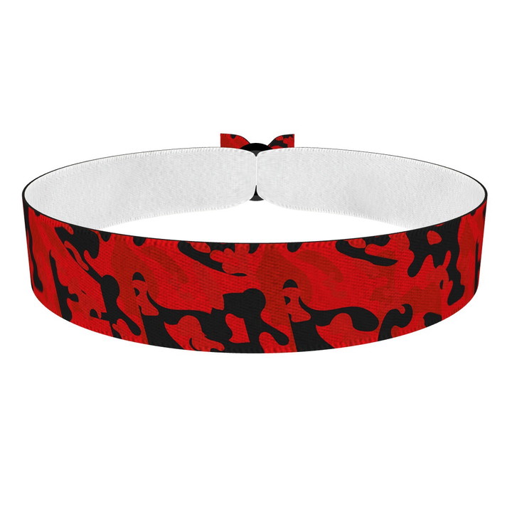 Zum Produkt Camouflage rot Stoffarmband