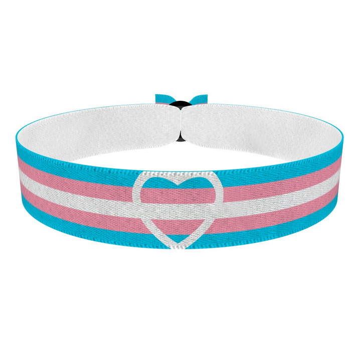 Zum Produkt Transgender Heart Stoffarmband