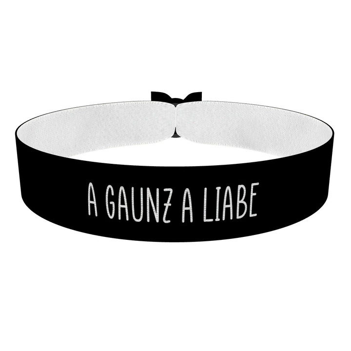 Zum Produkt A gaunz a liabe Stoffarmband