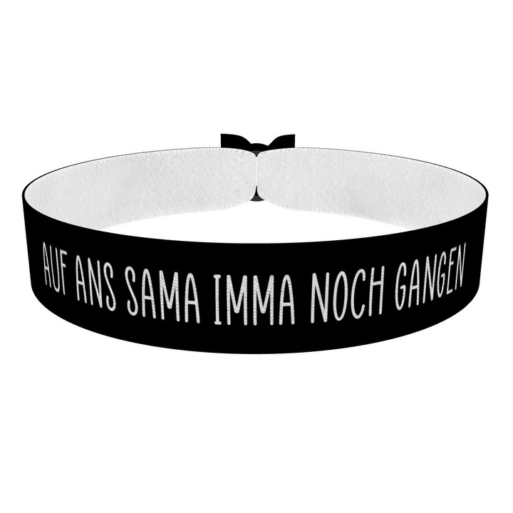 Zum Produkt Auf ans sama imma noch gangen Stoffarmband