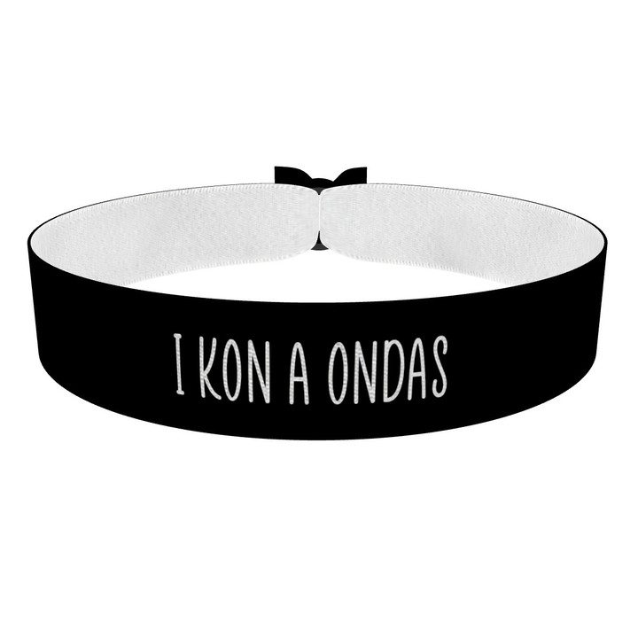 Zum Produkt I kon a ondas Stoffarmband