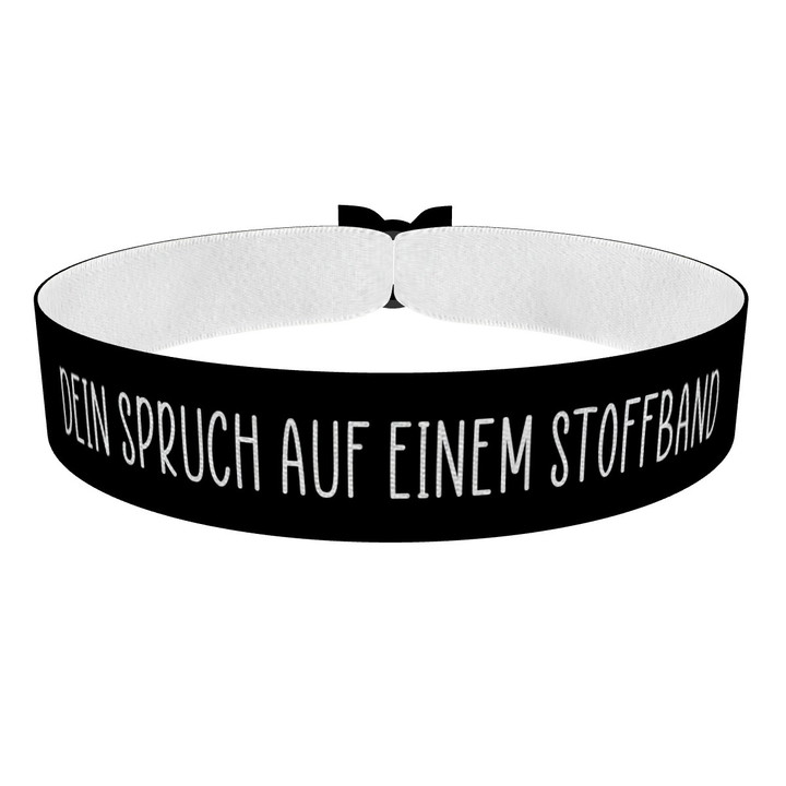 Zum Produkt Dein eigener Spruch Stoffarmband