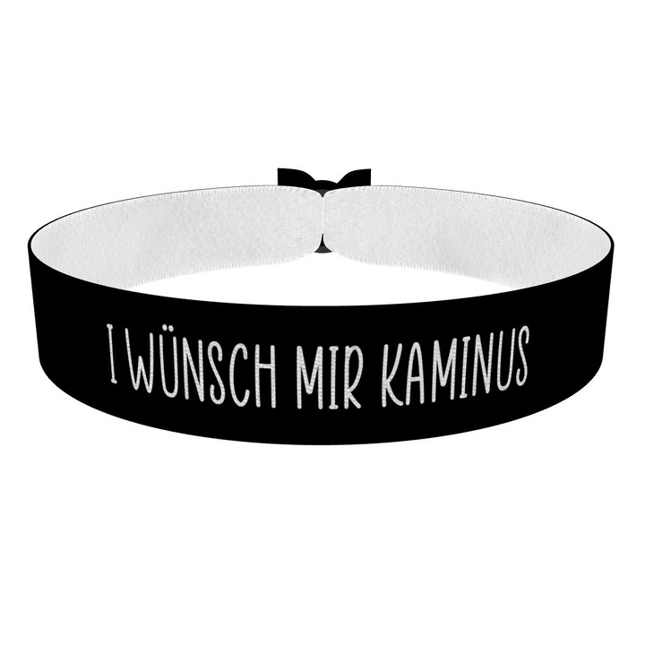 Zum Produkt I wünsch mir Kaminus Stoffarmband