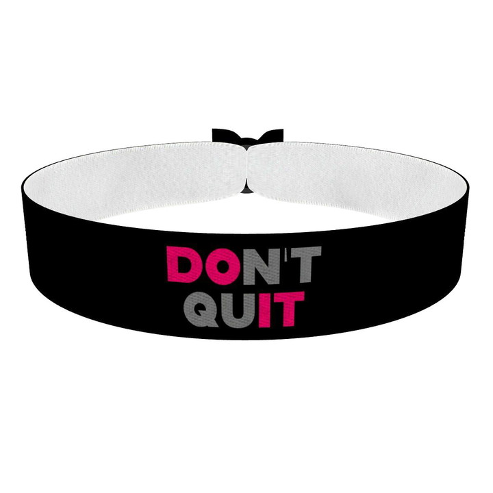 Zum Produkt Don't Quit - Do it pink Stoffarmband