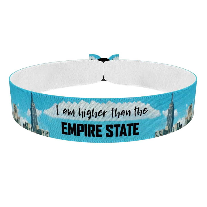 Zum Produkt Higher than the Empire State Stoffarmband
