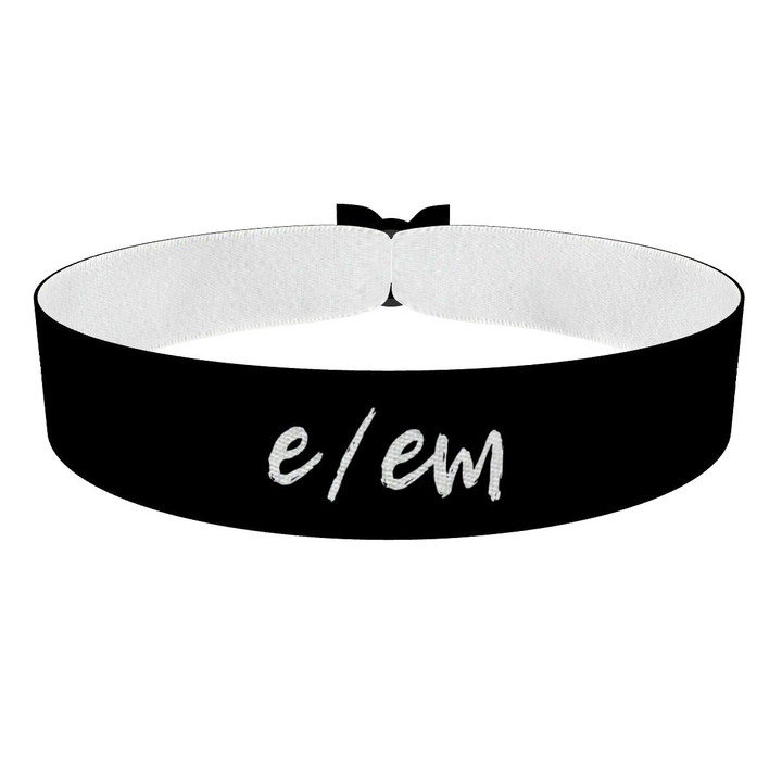 Zum Produkt LGBTQ Pronoun e/em Stoffarmband