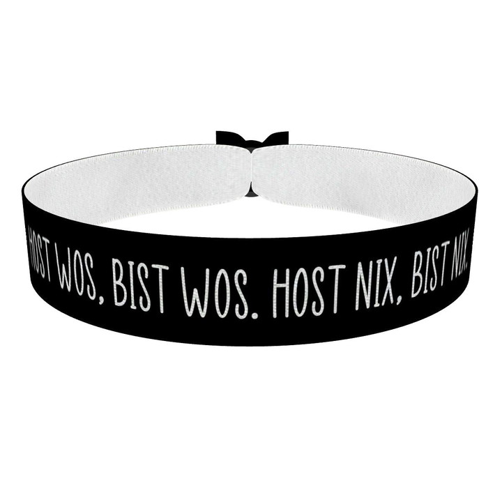 Zum Produkt Host wos, bis wos... Stoffarmband
