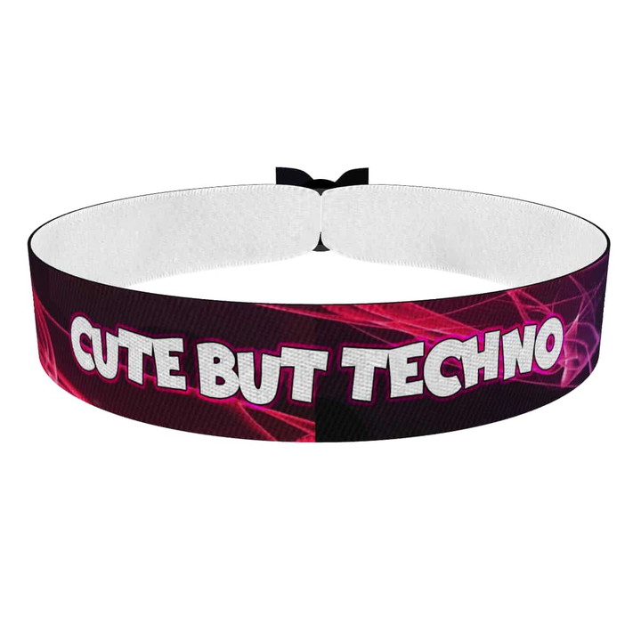 Zum Produkt Cute but Techno Stoffarmband