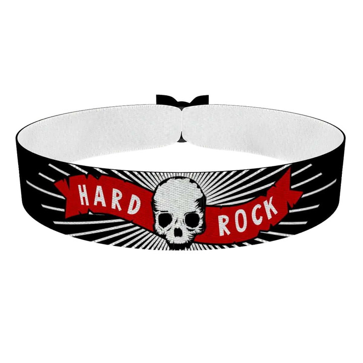 Zum Produkt Hard Rock schwarz Stoffarmband