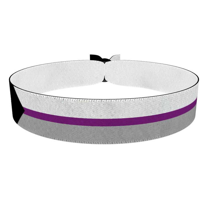 Zum Produkt Demisexual - Flagge Stoffarmband