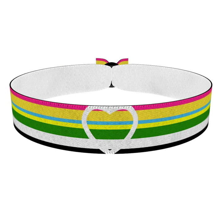 Zum Produkt Pan-Skolio - Heart Stoffarmband