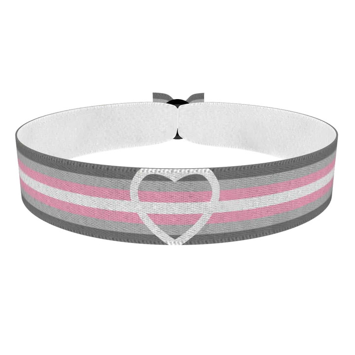 Zum Produkt Demigirl - Heart Stoffarmband