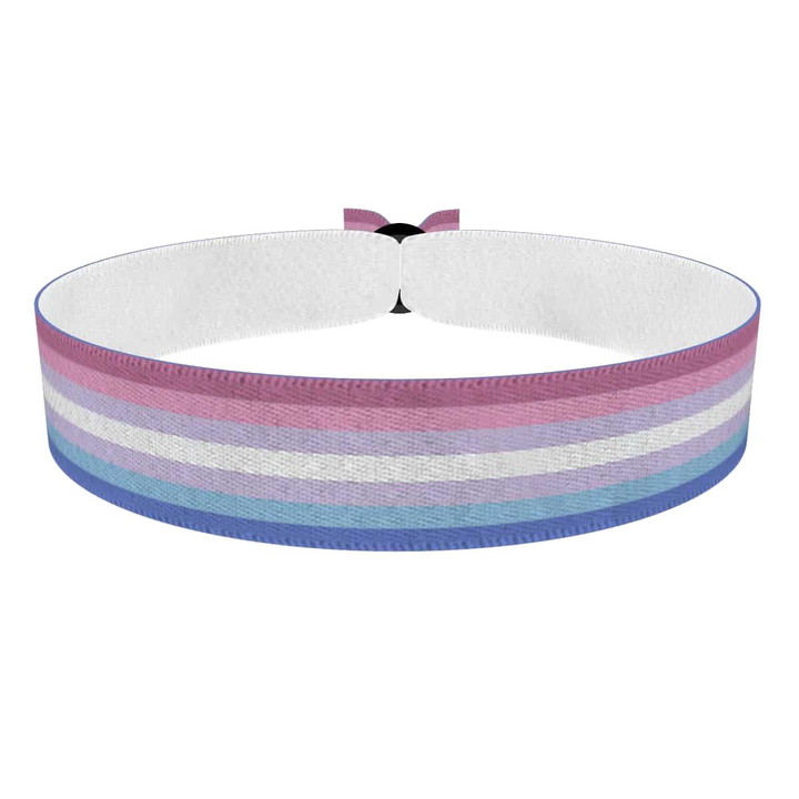 Zum Produkt Demibigender - Flagge Stoffarmband
