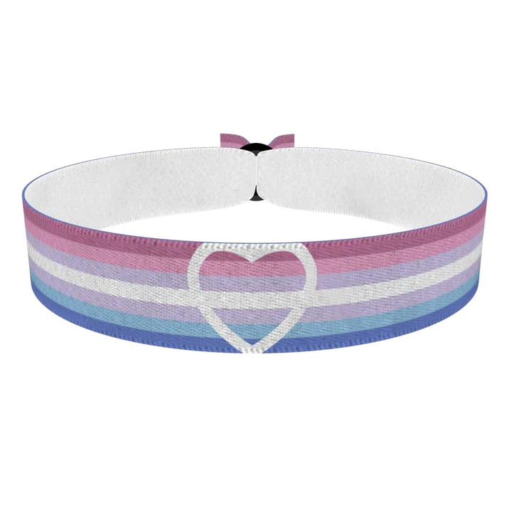 Zum Produkt Demibigender - Heart Stoffarmband