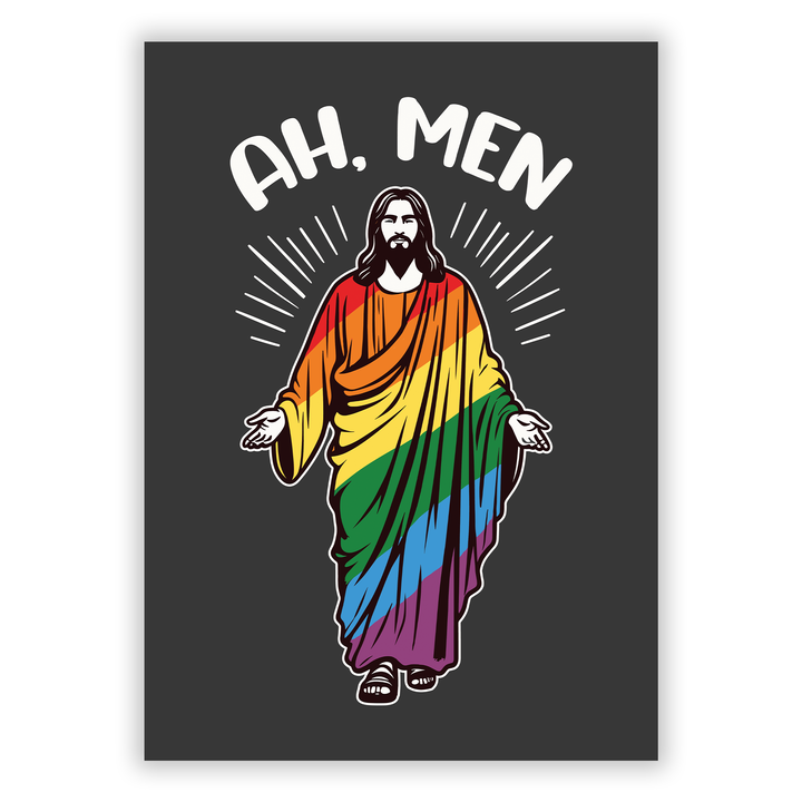 Zum Produkt Ah, Men Jesus LGBTQ Poster