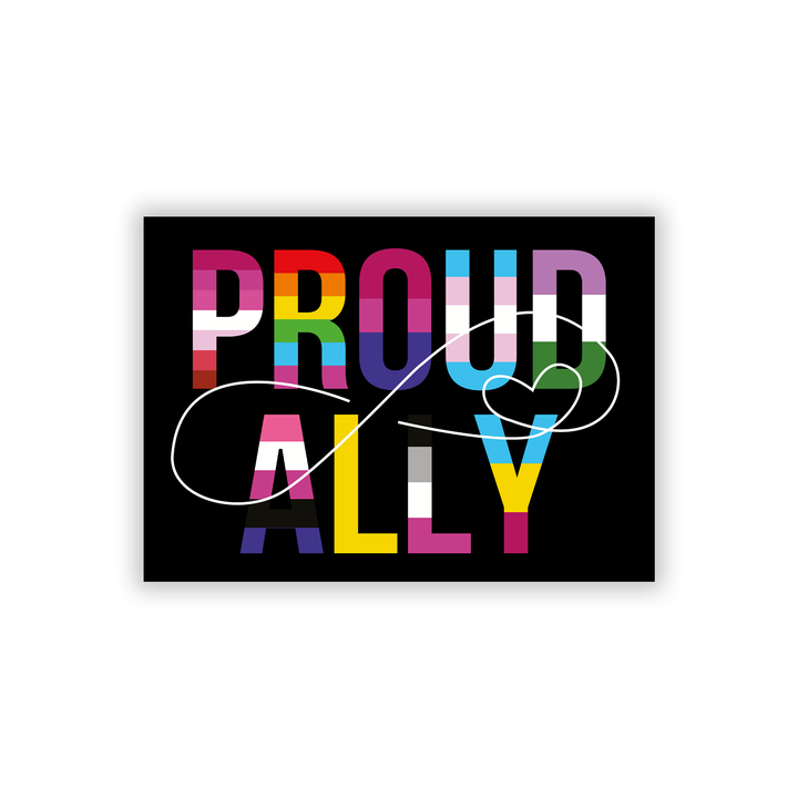 Zum Produkt Proud Ally LGBTQ Poster