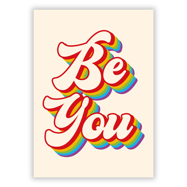 Zum Produkt Be You Poster