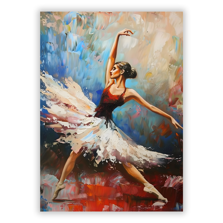 Zum Produkt Ballett Poster mit Ballerina