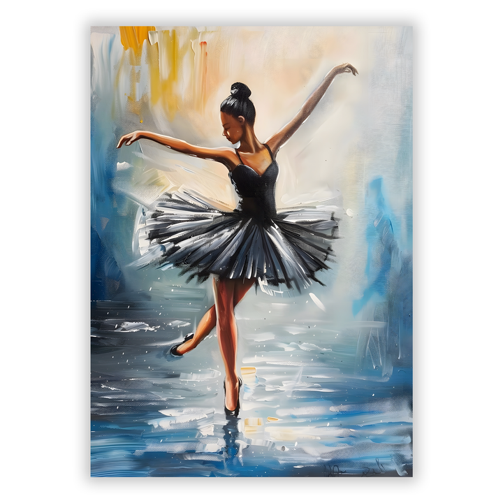 Zum Produkt Ballerina Poster mit weißem Rock