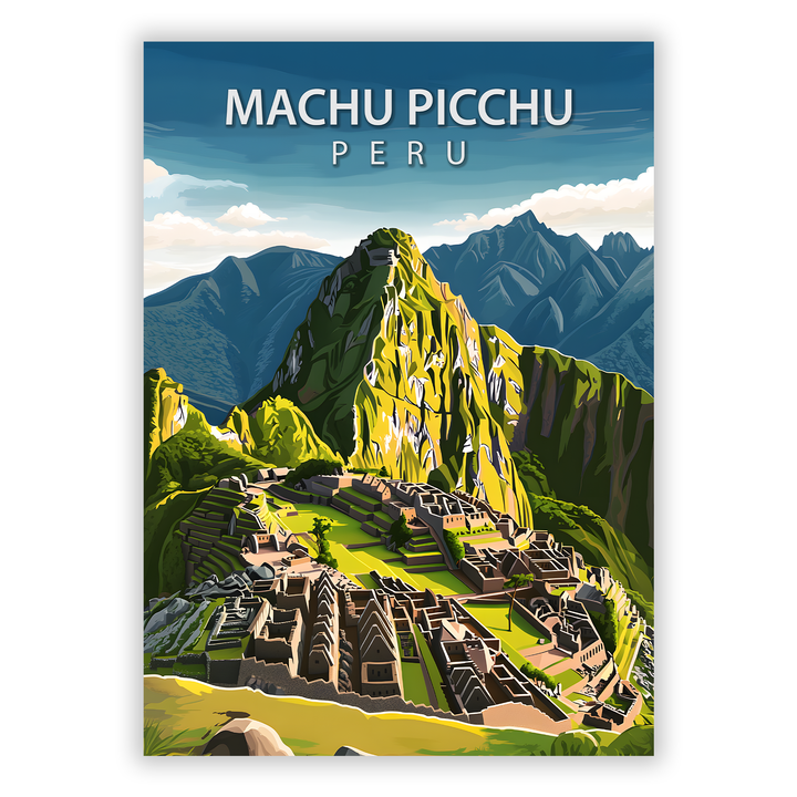 Zum Produkt Machu Picchu Poster - Sehenswürdigkeit Peru