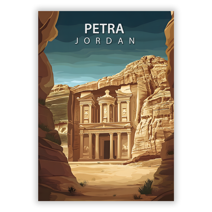 Zum Produkt Petra Poster - Sehenswürdigkeit Jordan