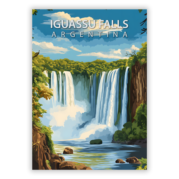 Zum Produkt Iguassu Falls Poster - Sehenswürdigkeit Argentinien