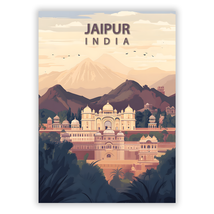 Zum Produkt Jaipur Poster - Sehenswürdigkeit Indien