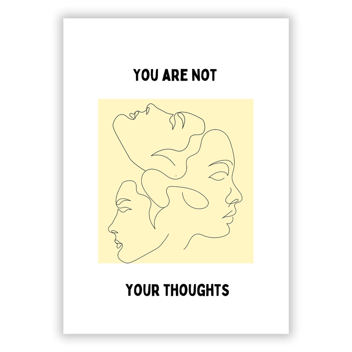 Zum Produkt You are not your thoughts Poster
