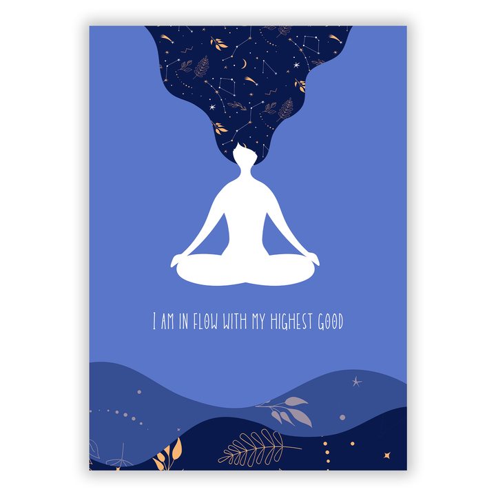 Zum Produkt I am in Flow with my highest Good Poster