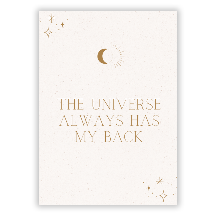 Zum Produkt The Universe always has my back Poster