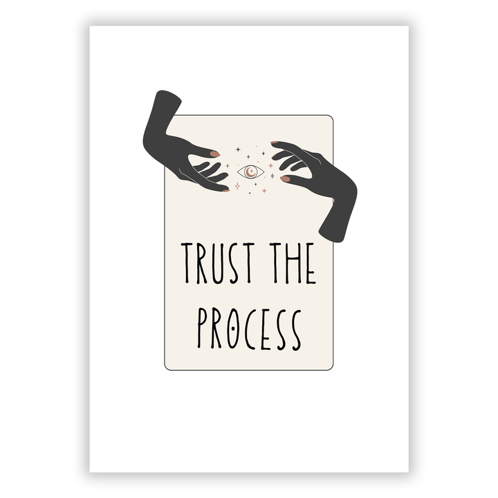 Zum Produkt Trust the Process Poster