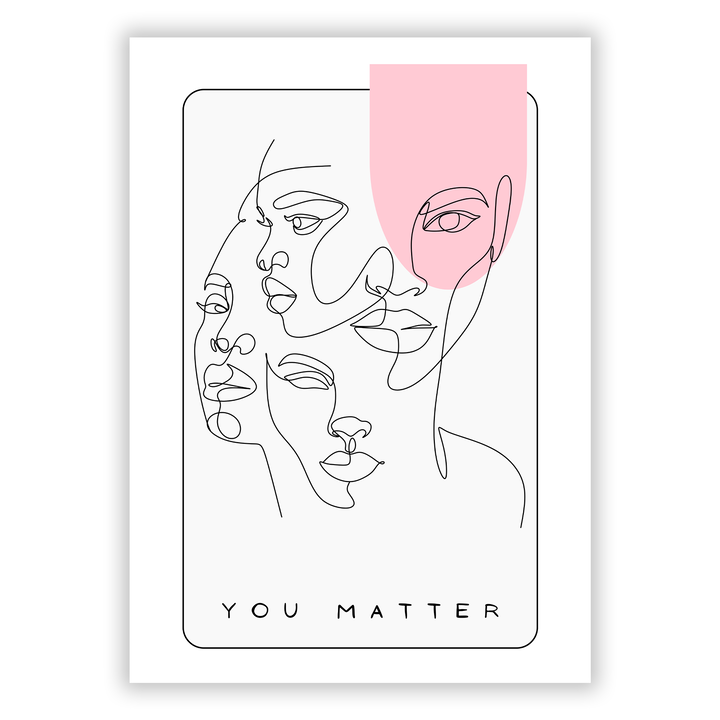 Zum Produkt You Matter Poster