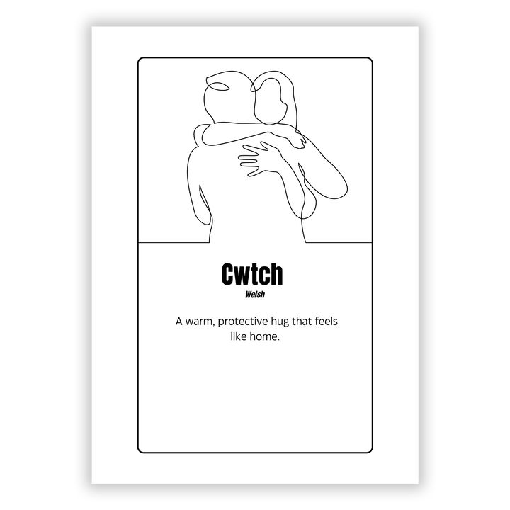 Zum Produkt Cwtch Welsh Wort Poster