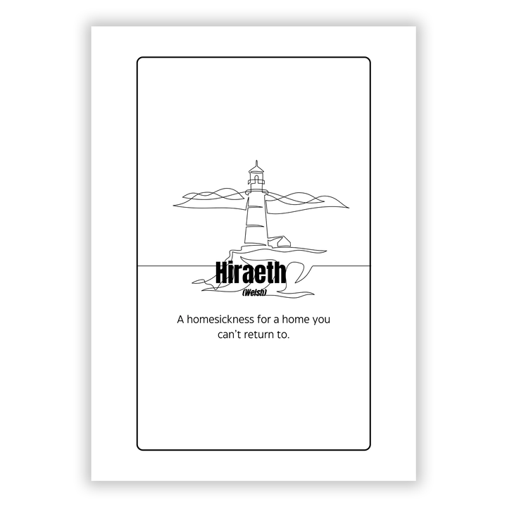 Zum Produkt Hiraeth Welsh Poster