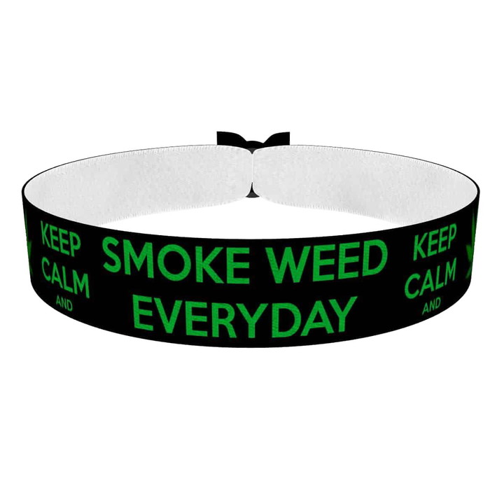Zum Produkt Smoke Weed Everyday Stoffarmband