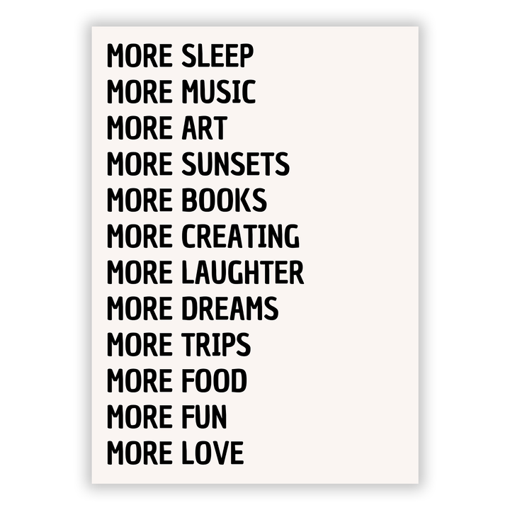 Zum Produkt More fun things Poster