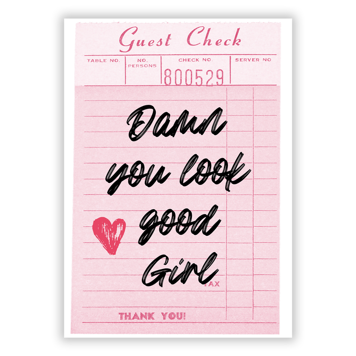 Zum Produkt Damn you look good girl Poster