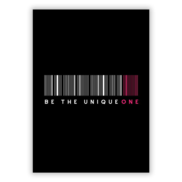 Zum Produkt Be the unique one Poster
