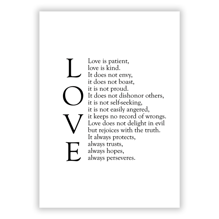 Zum Produkt Love Poster