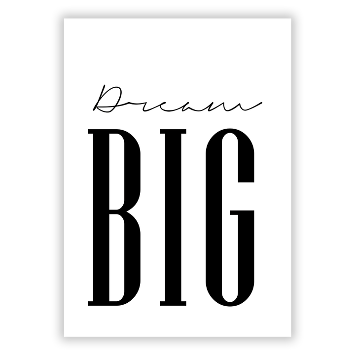 Zum Produkt Dream Big Poster