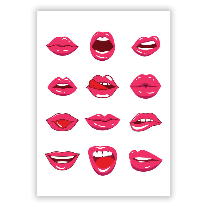 Zum Produkt Lippen Poster