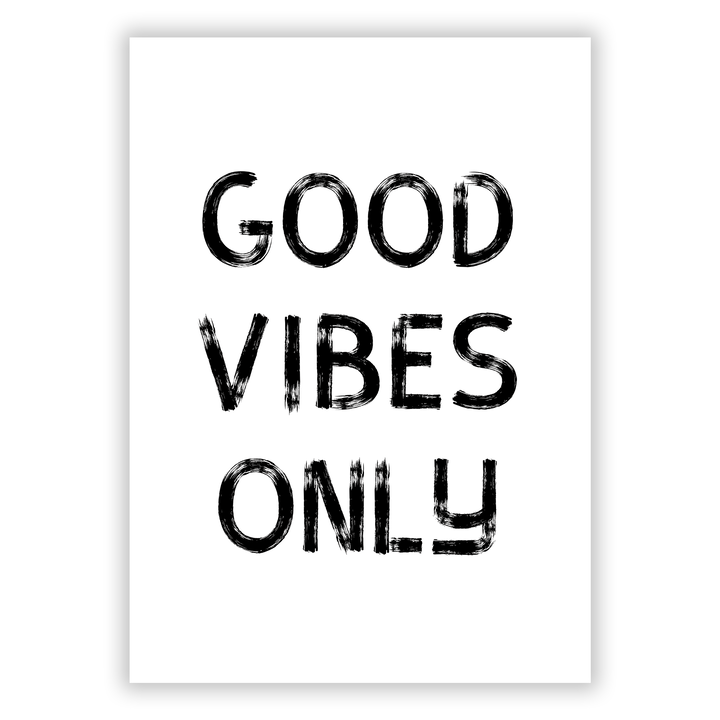 Zum Produkt Good Vibes only Poster