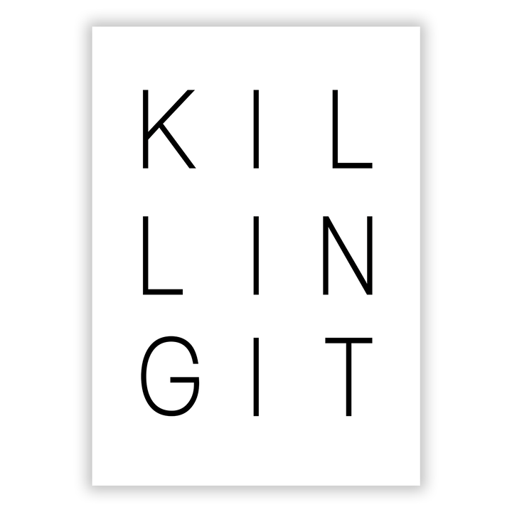 Zum Produkt Killing it Poster