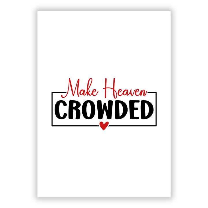 Zum Produkt Make Heaven Crowded Poster