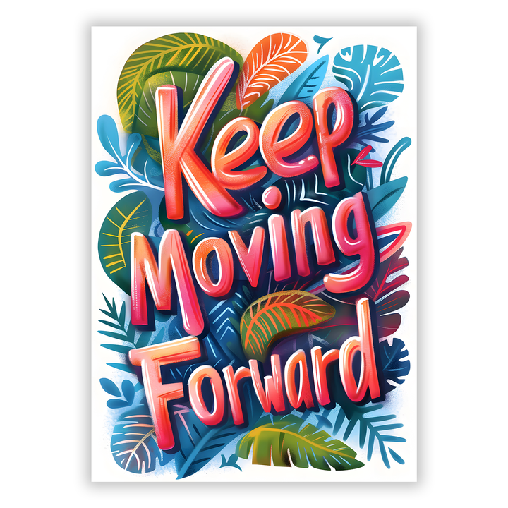 Zum Produkt Keep moving forward Poster