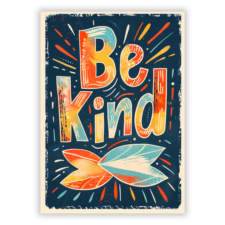 Zum Produkt Be kind Poster
