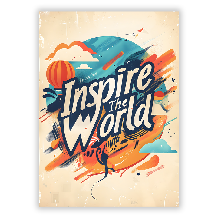 Zum Produkt Inspire the World Poster