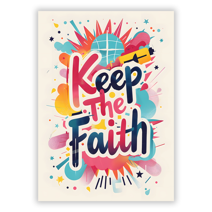 Zum Produkt Keep the Faith Poster